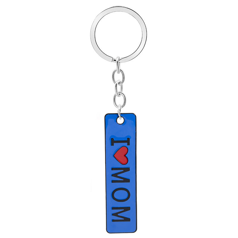 Wholesale Metal I Love Mom Mother's Day Gift Creative Keychain
